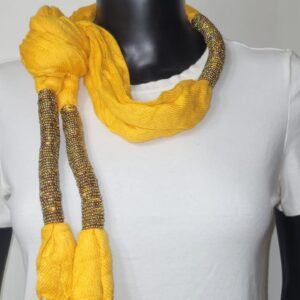 Beaded Scarf Necklace