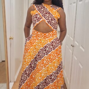 The Sunset Cutout Maxi Dress